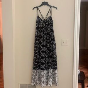 Banana Republic Linen Maxi Dress with POCKETS!